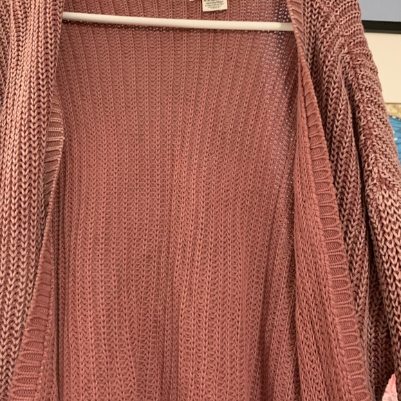 Pink drop sleeve cardigan - Picture 2 of 4